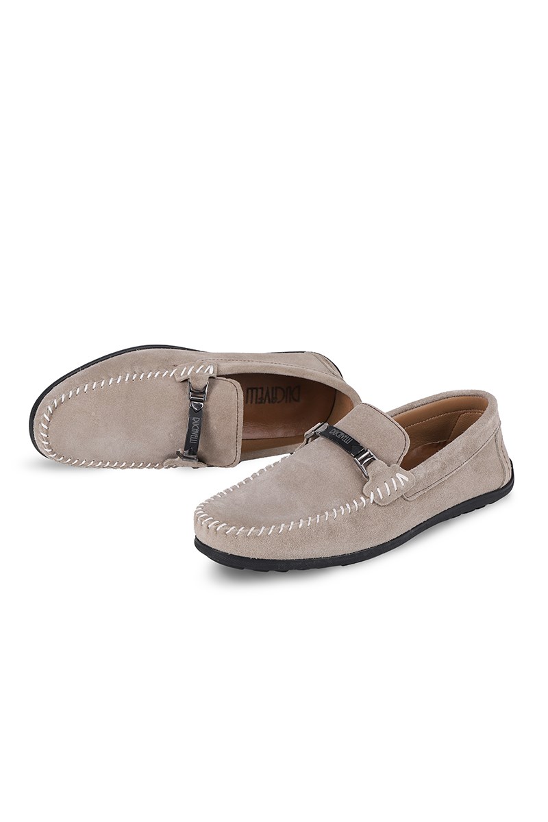 Ducavelli Men's Loafer Shoes Beige 103206