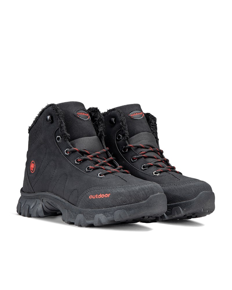 JAGULEP Outdoor Boots Black 4057