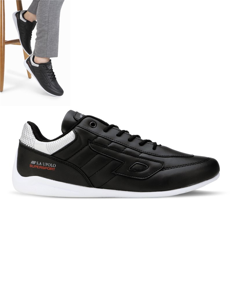 S.A UPOLO Men's Casual Shoes Black 1500