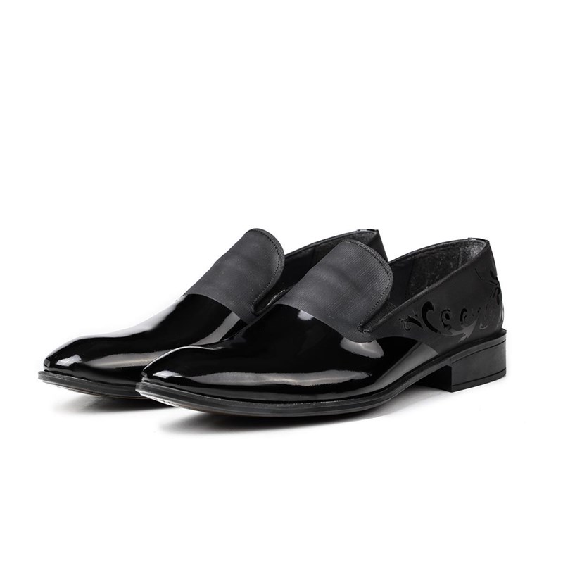 Ducavelli Men's Real Leather Shoes - Black 