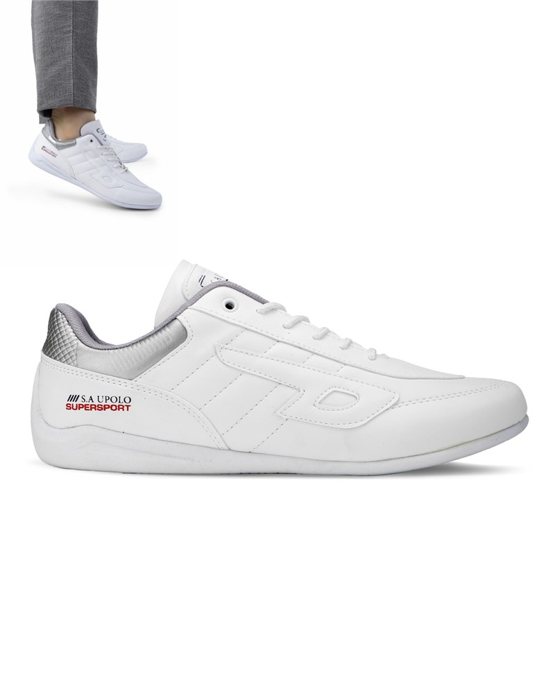 S.A UPOLO Men's Casual Shoes White 1500