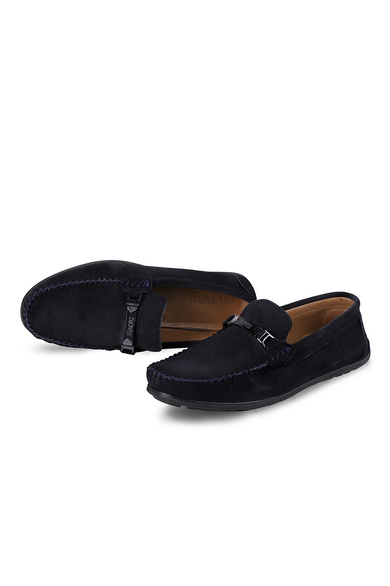 Ducavelli Men's Loafer Shoes Navy Blue 103206