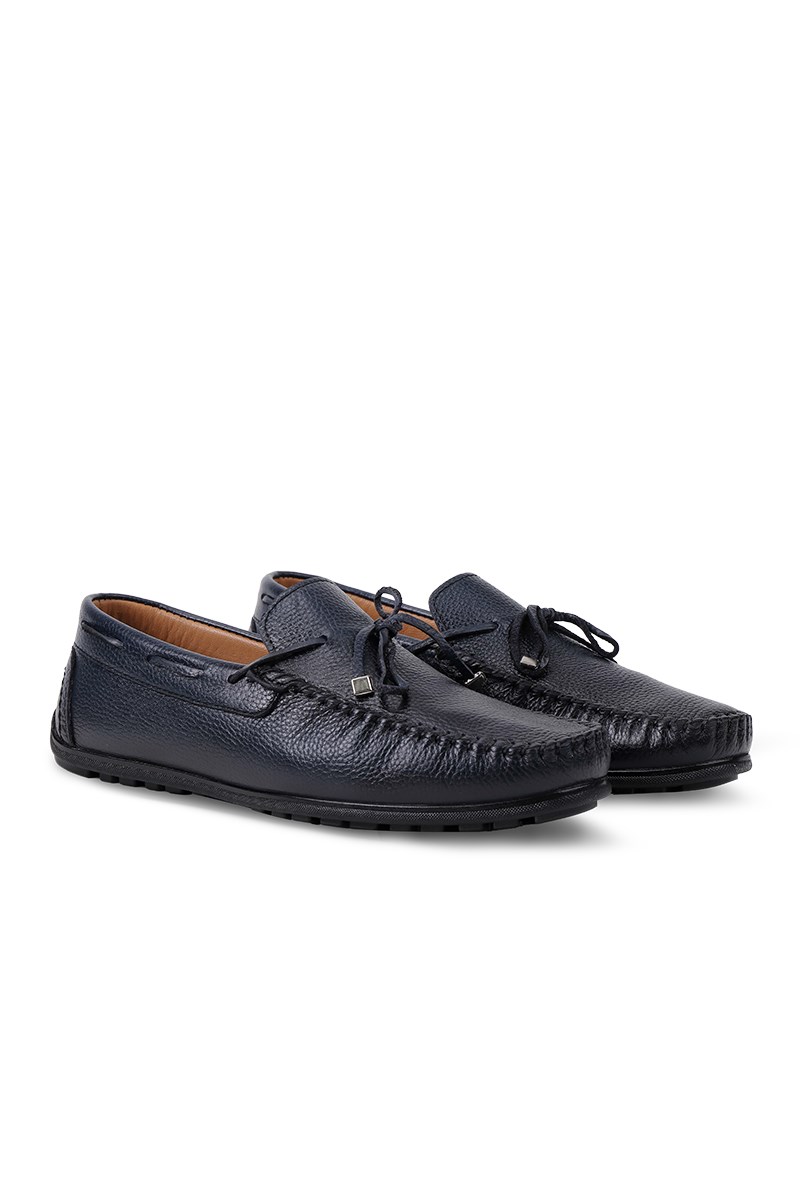 Ducavelli Borde Men's Loafer Shoes Navy Blue 2029